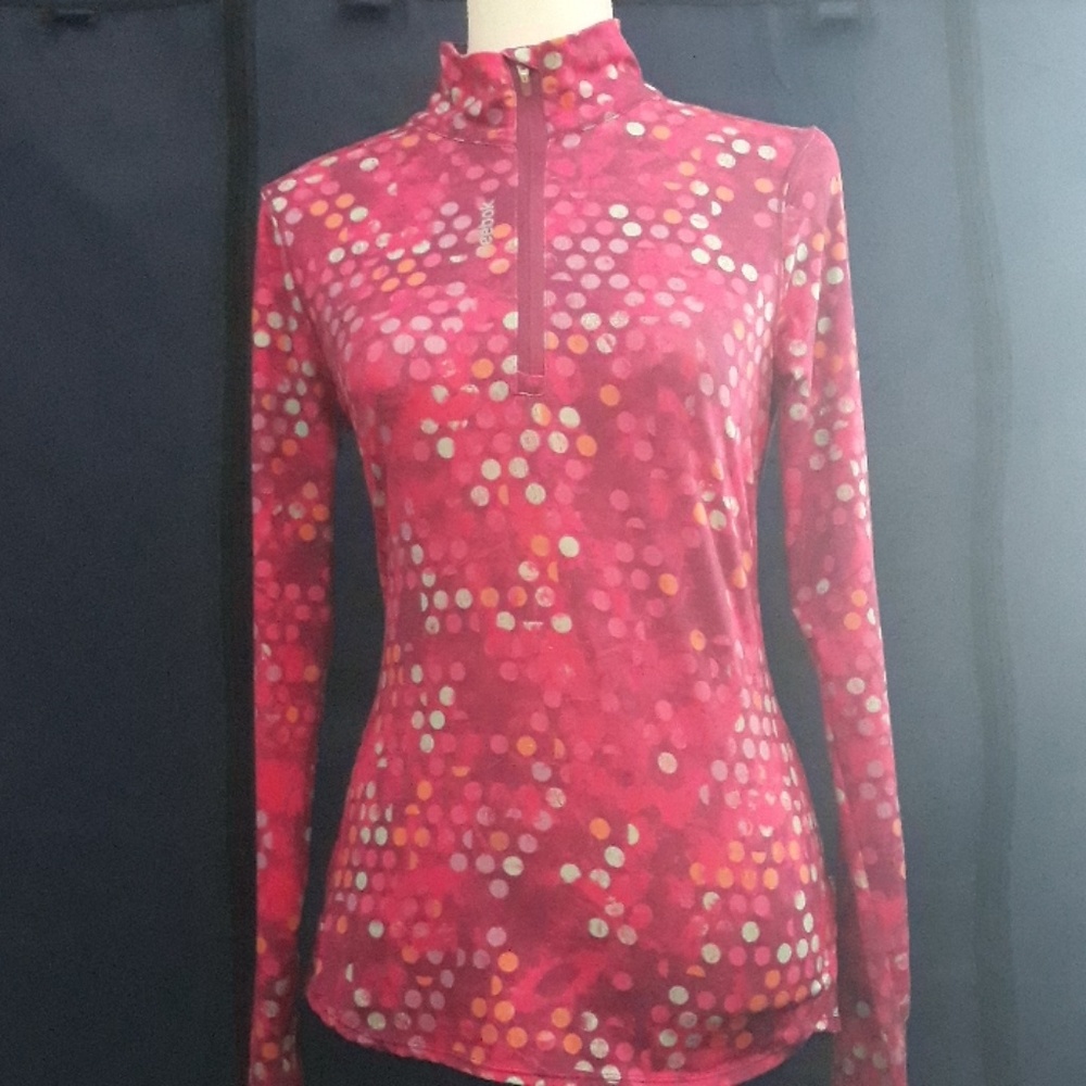 Reebok work out reflective long sleeve shirt